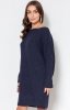 Oversizowy sweter damski granatowy SWE135